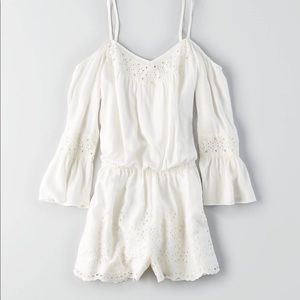 AEO Cold Shoulder Romper